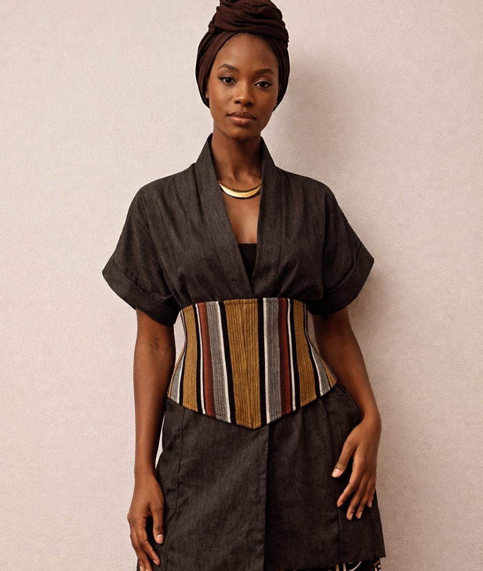 The Aso Oke Corset Belt