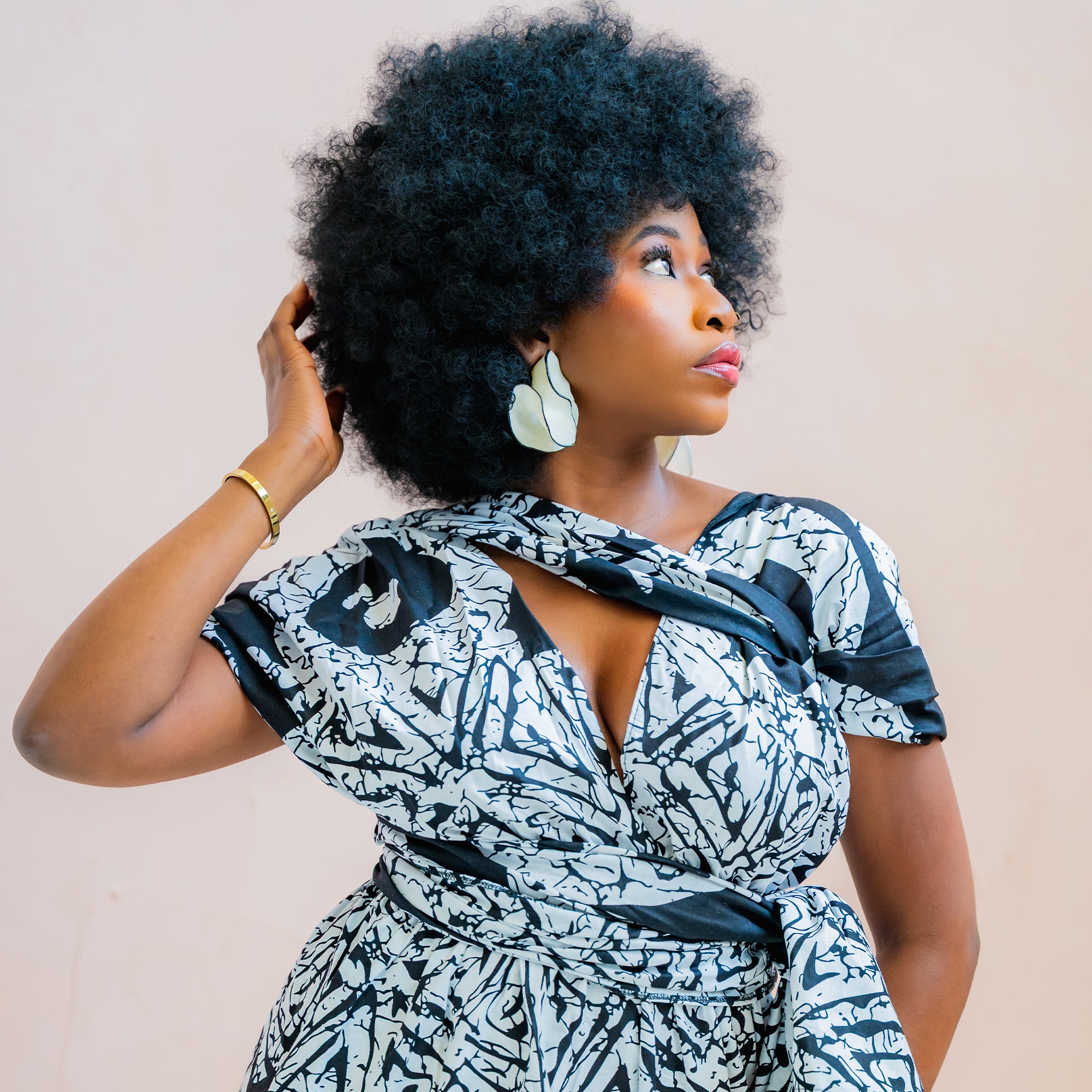 The Zari Split Infinity Dress