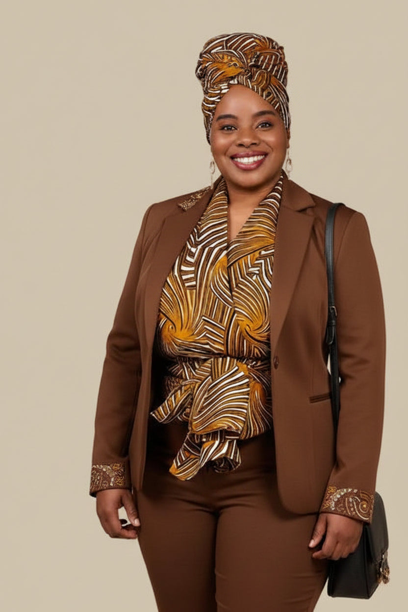The Amara Wrap Top
