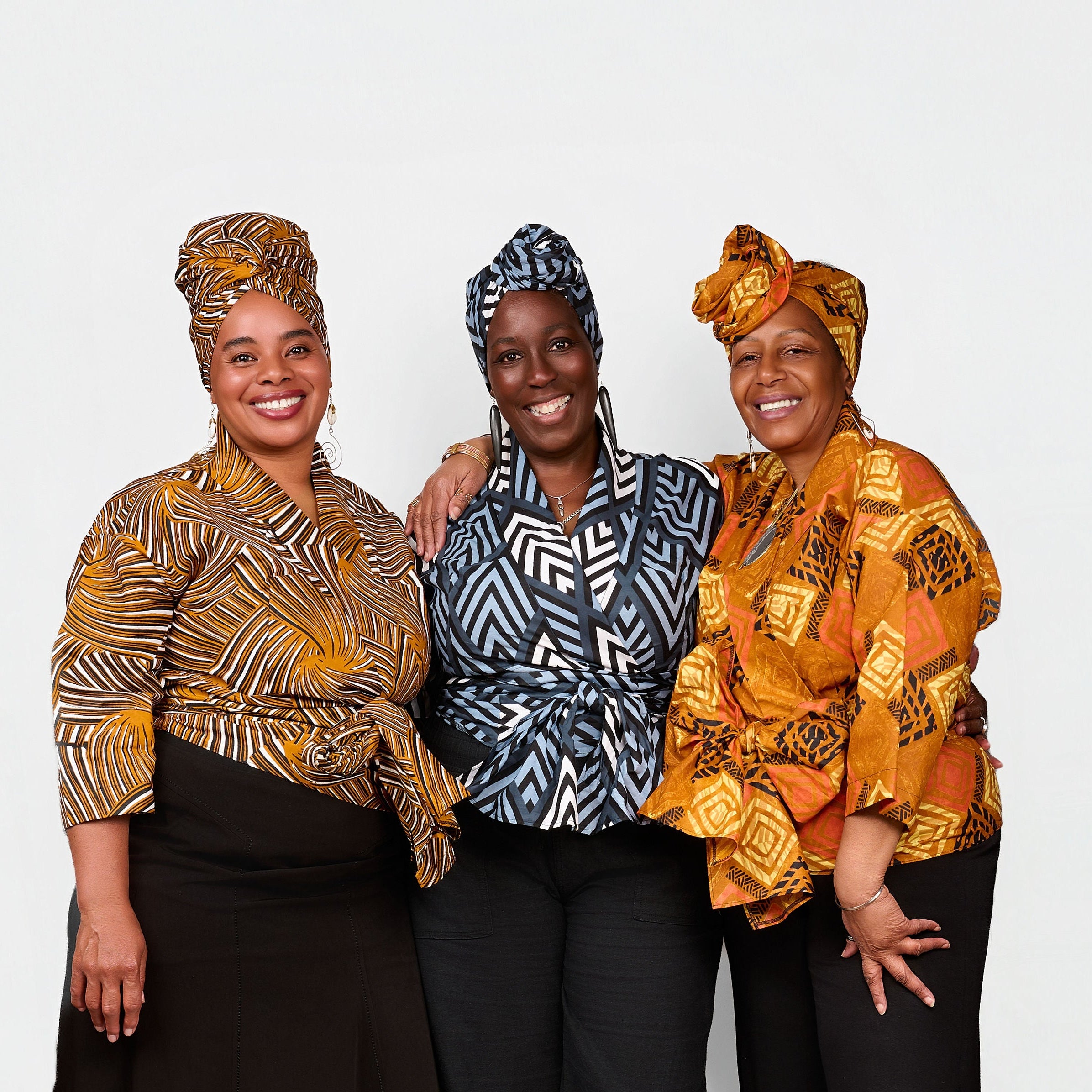 The Kemi African Print Wrap Top