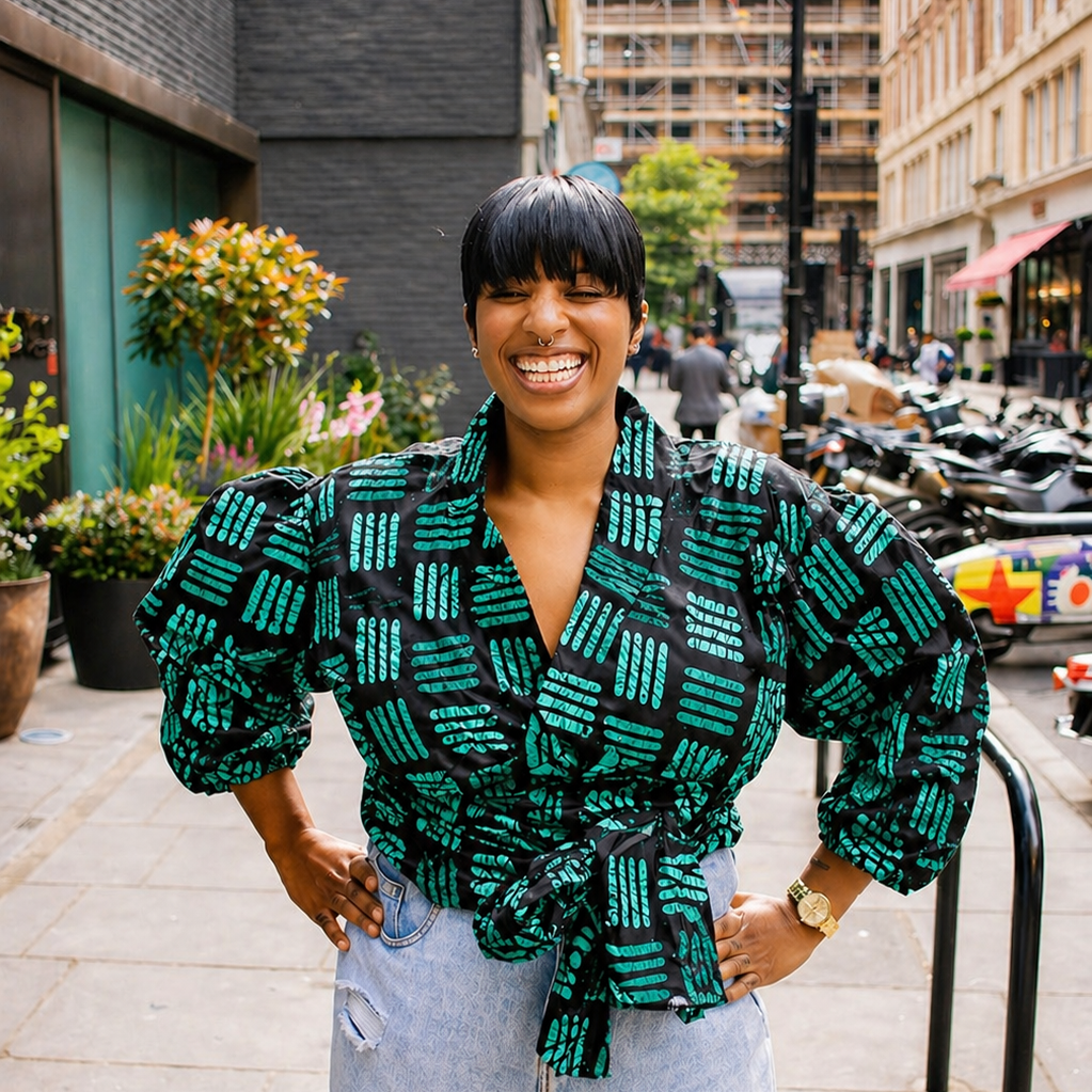 The Afio Wrap Top