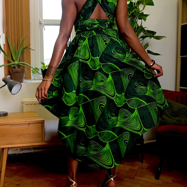 The Sade Hi-Lo Dress