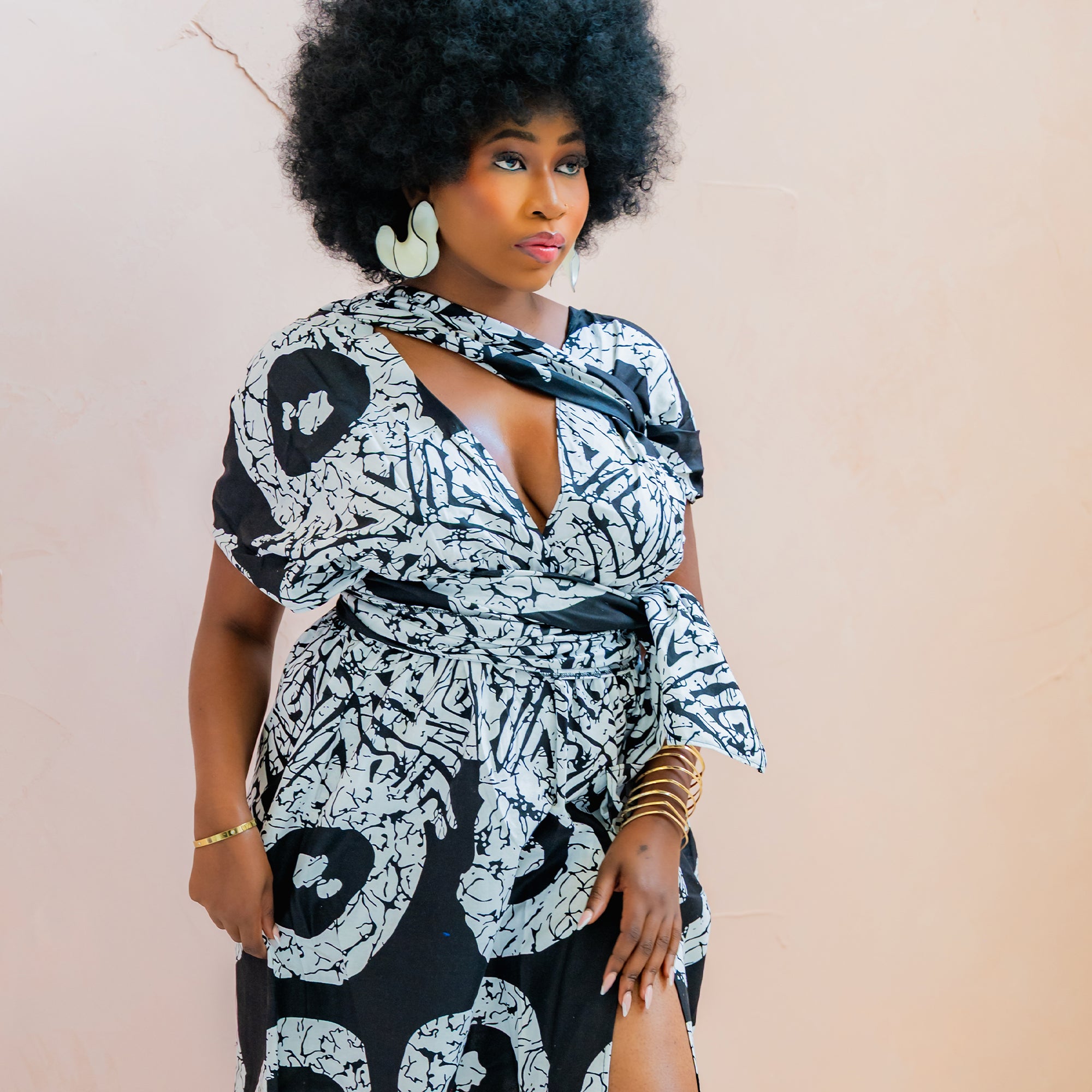 The Zari Split Infinity Dress