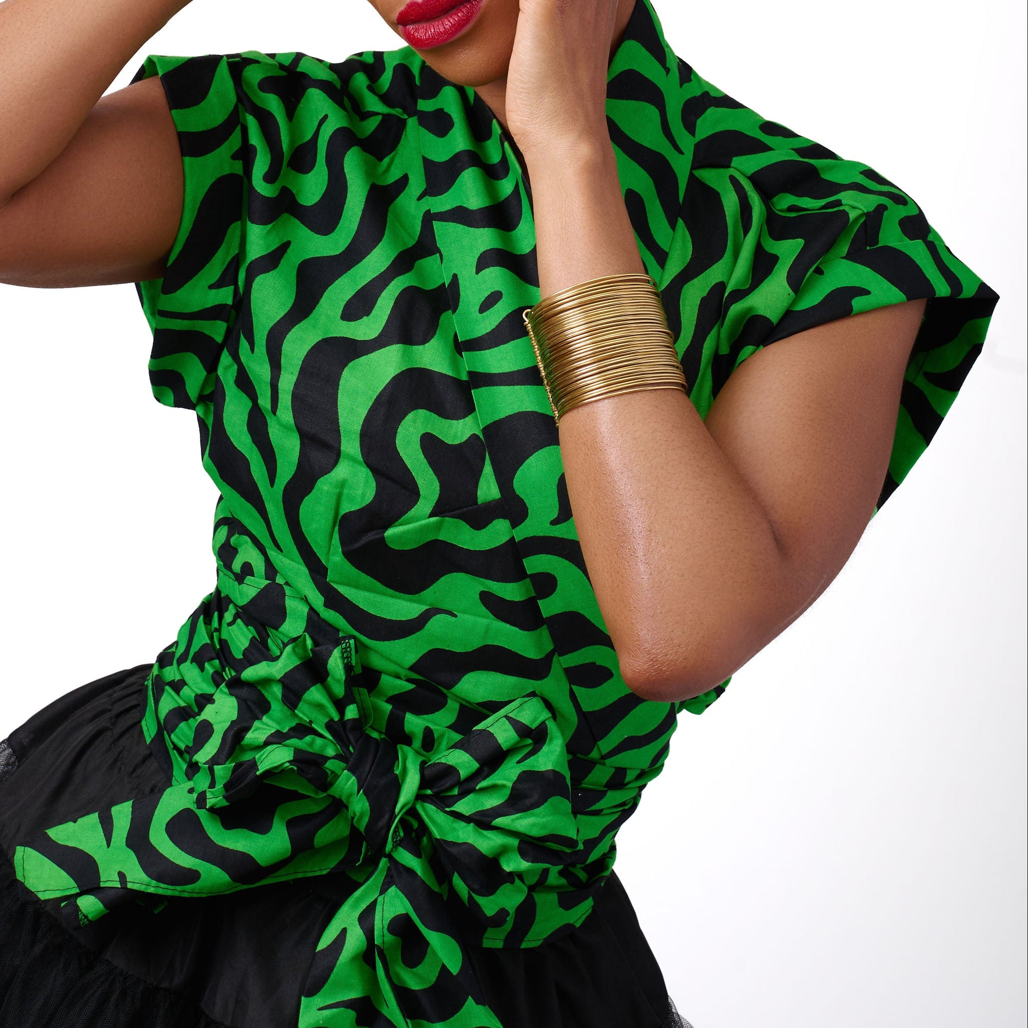 The Taye Wrap Top