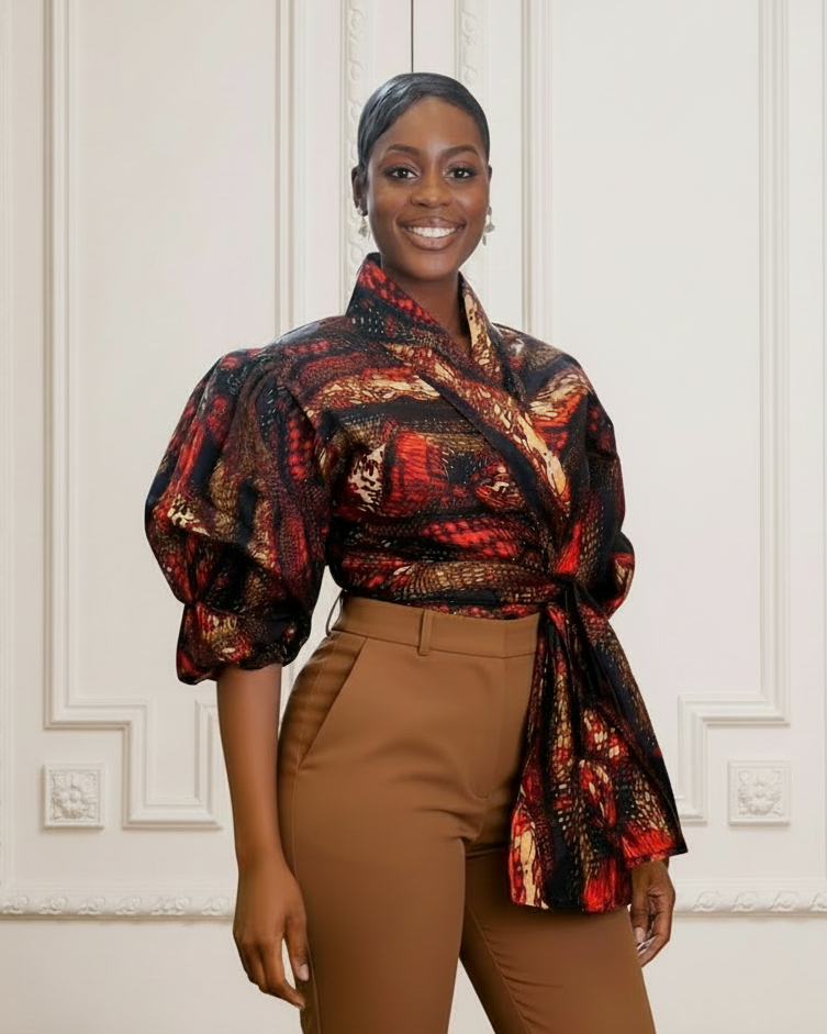 Abiola Wrap Top — No Door Handle
